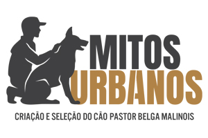 Logotipo Mitos Urbanos Cães Malinois